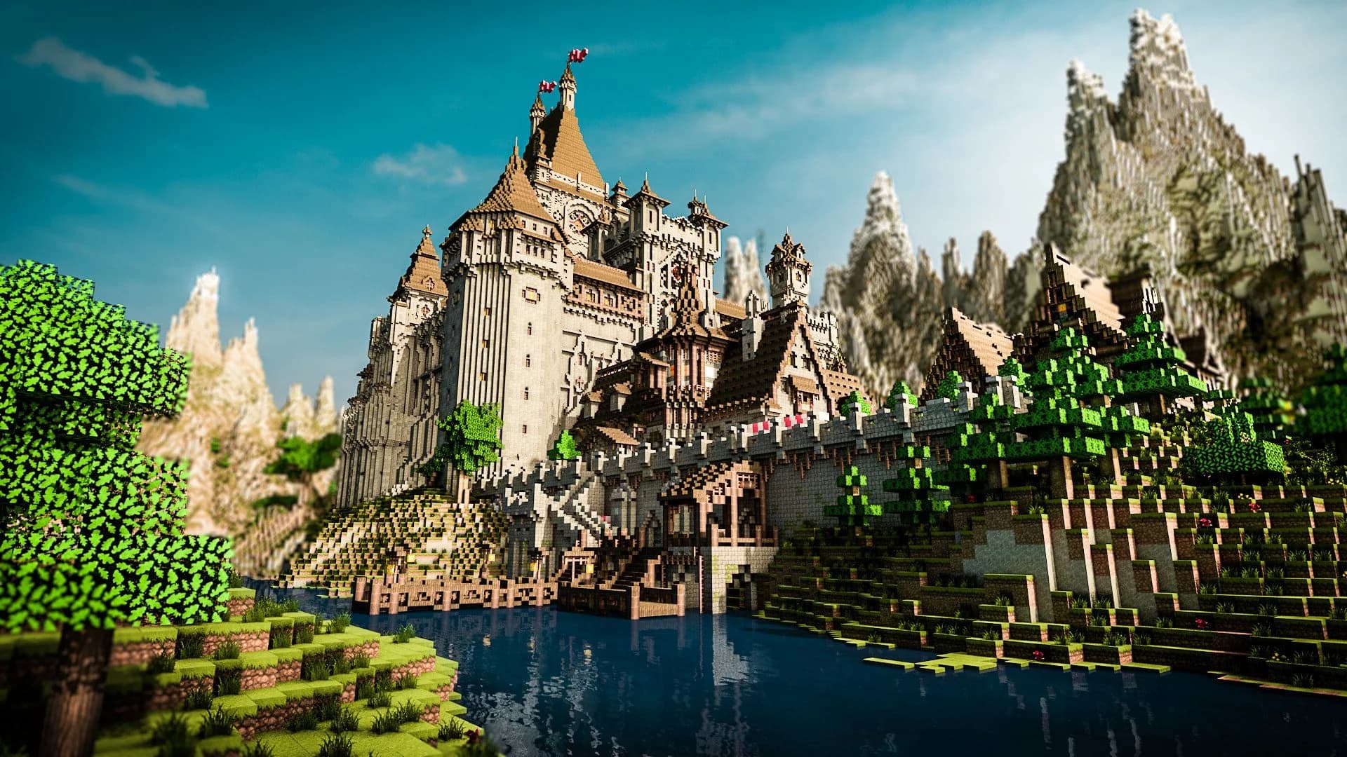 Creator channels Minecraft landscape